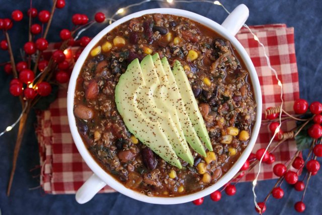 Plato dietético de quinoa
