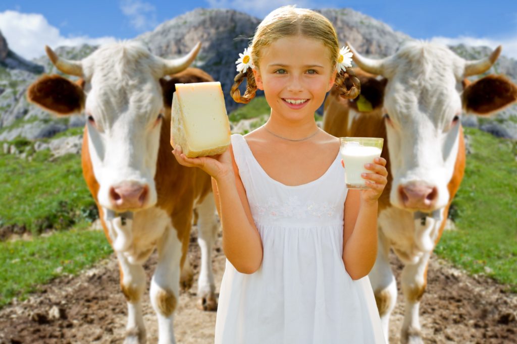 ¿Por qué la leche de vaca es salada?