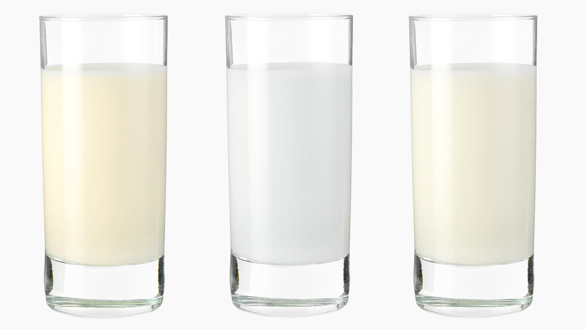 El color de la leche