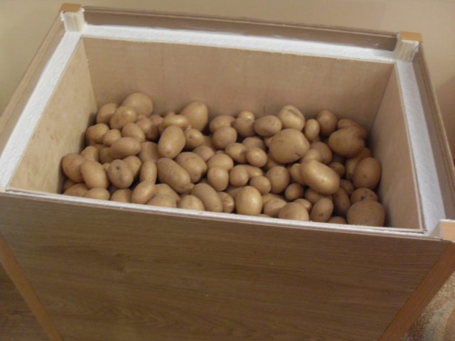 patatas en el balcón