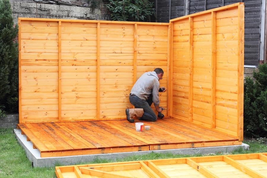 Construyendo un muro para un puesto
